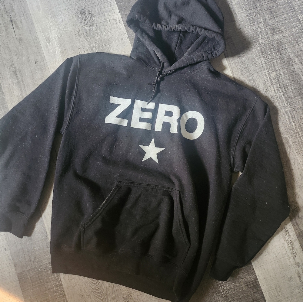 Smashing Pumpkins ZERO Black Hoodie with Star